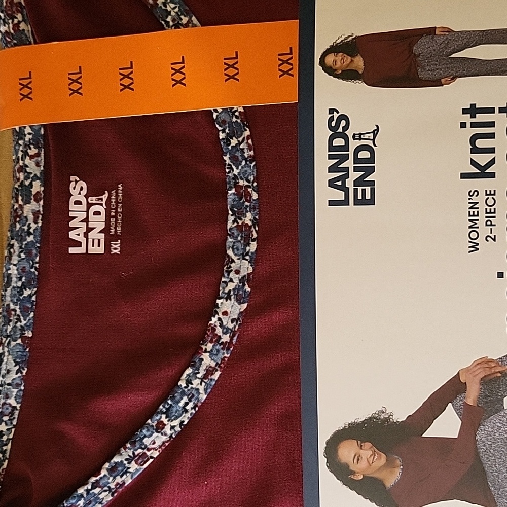 LANDS END WOMEN'S 2PC PAJAMA SET - Picture 6 of 8